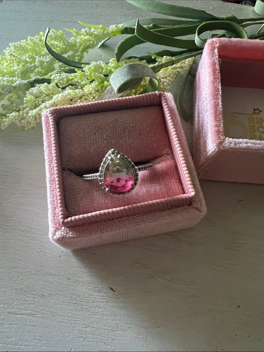 Bomb Party Watermelon Tourmaline size 7